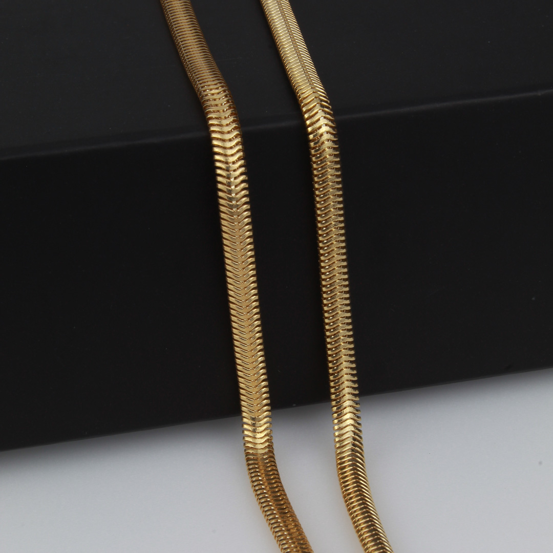 12ED Cadena Serpiente 60 Cm 3mm - Imagen 1