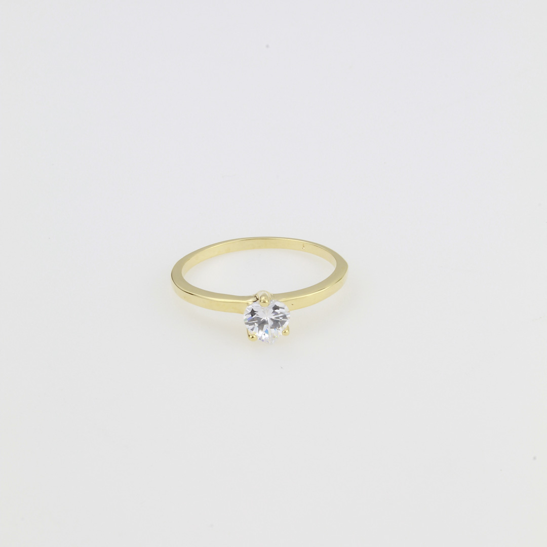 14294055 Anillo Corazon Circon Tam. 7 - Imagen 1