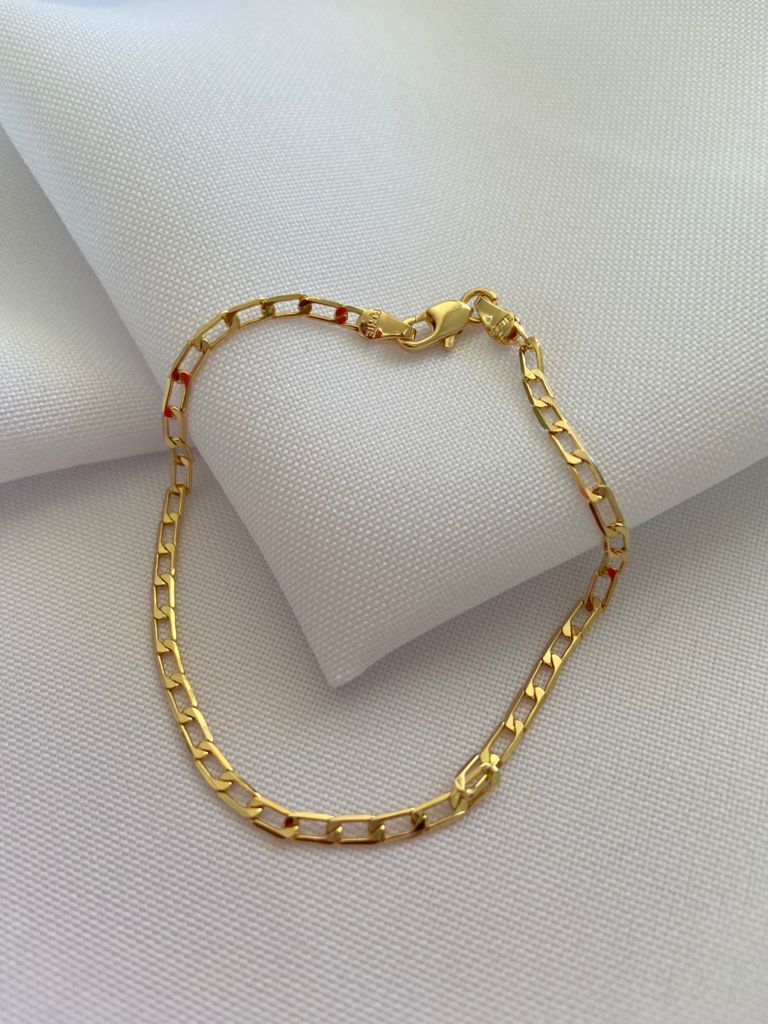 14F Pulsera eslabon plano - Imagen 1