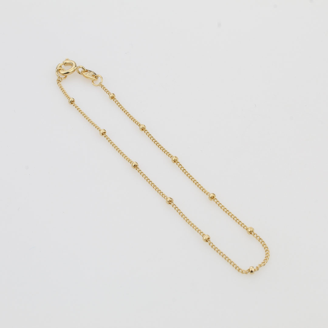 186A PULSERA CUBANITA TROMPO 1MM - 18CM - Imagen 1