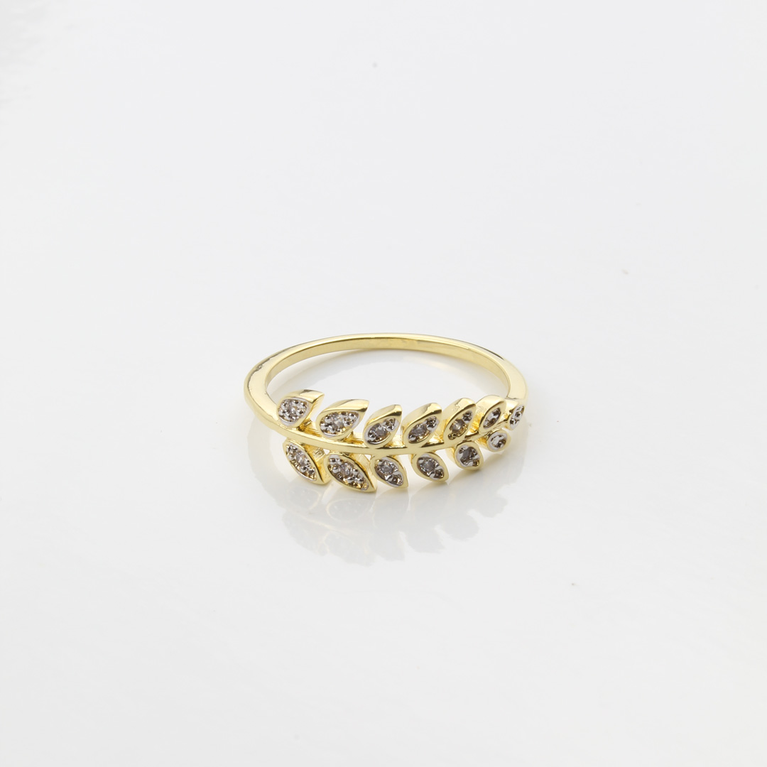 21304069 Anillo Hoja circon talla 6 - Imagen 1