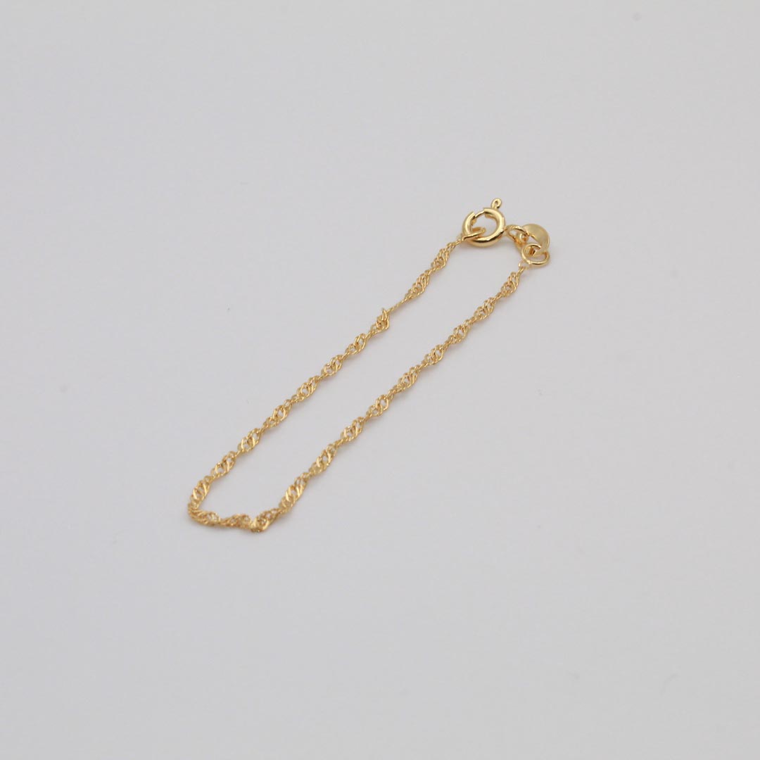 221602 pulsera singapur 16cmm 0,5mm - Imagen 1