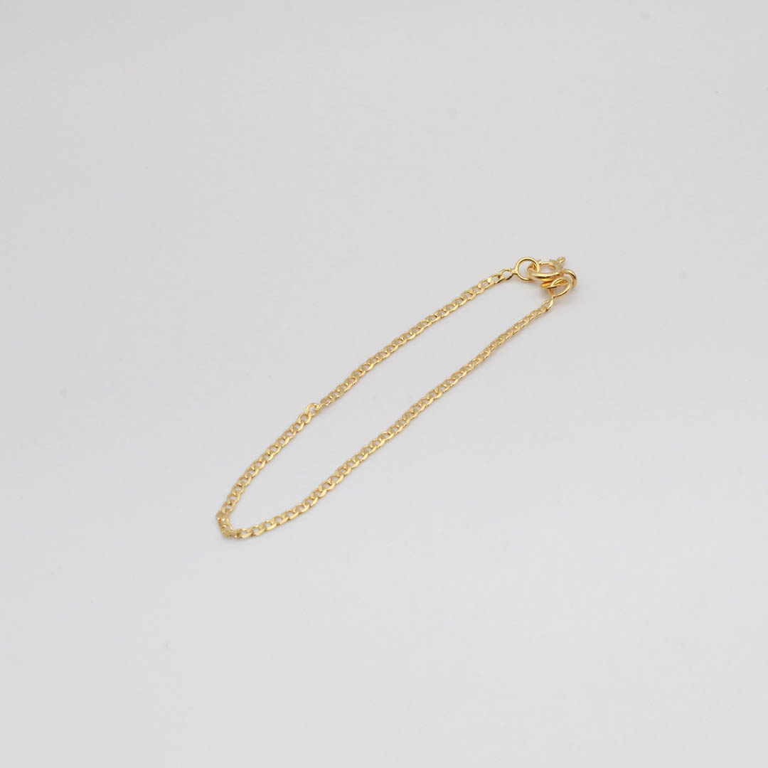 221606 pulsera cubanita continua 2mm 16cm - Imagen 1