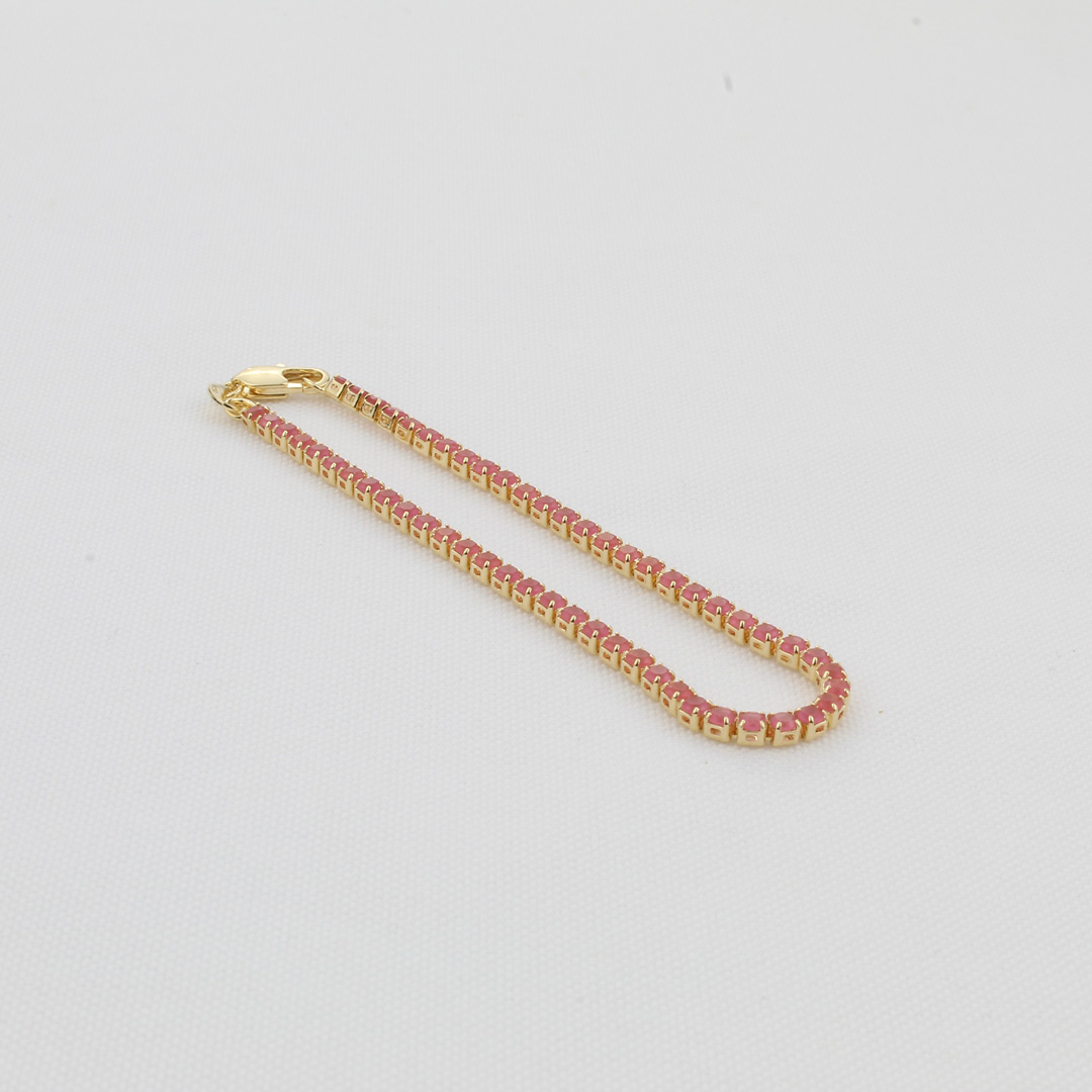 25163026 PULSERA CIRCON FUCSIA 16 CM 2 MM - Imagen 1