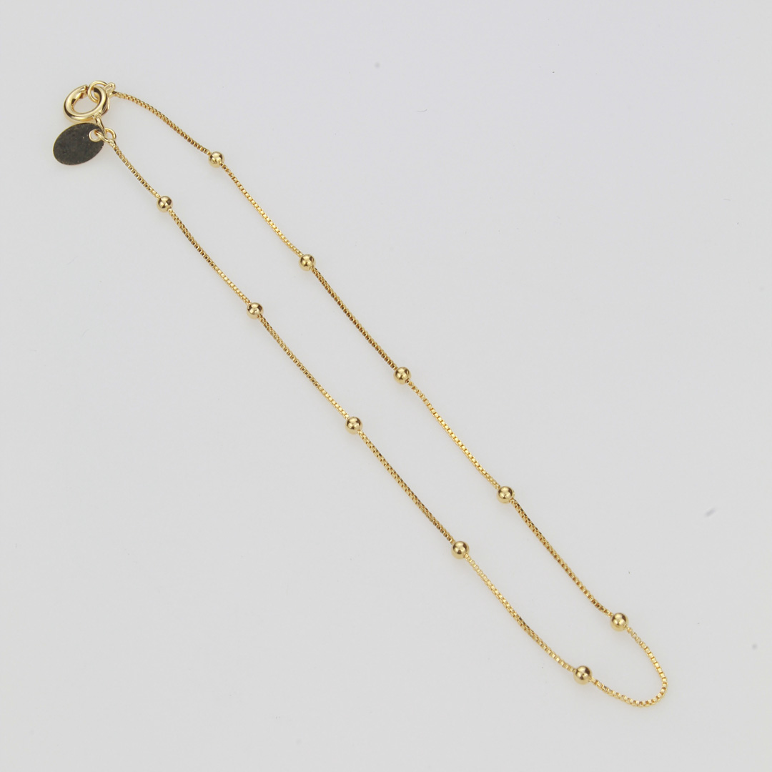 2ED TOBILLERA VENECIANA BALIN 1MM 23 cm - Imagen 1