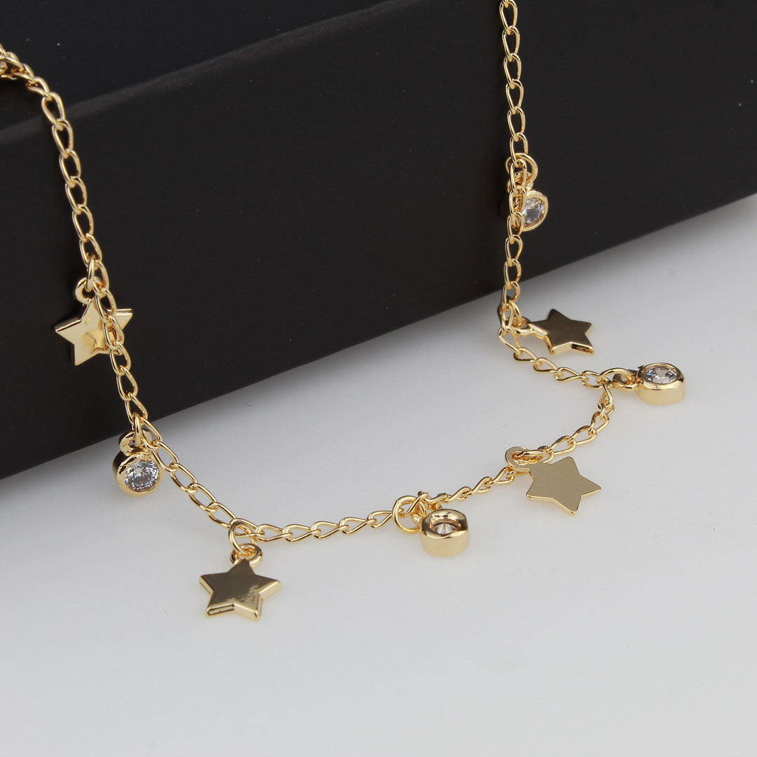 31708016 collar 45 cm estrella circon - Imagen 1