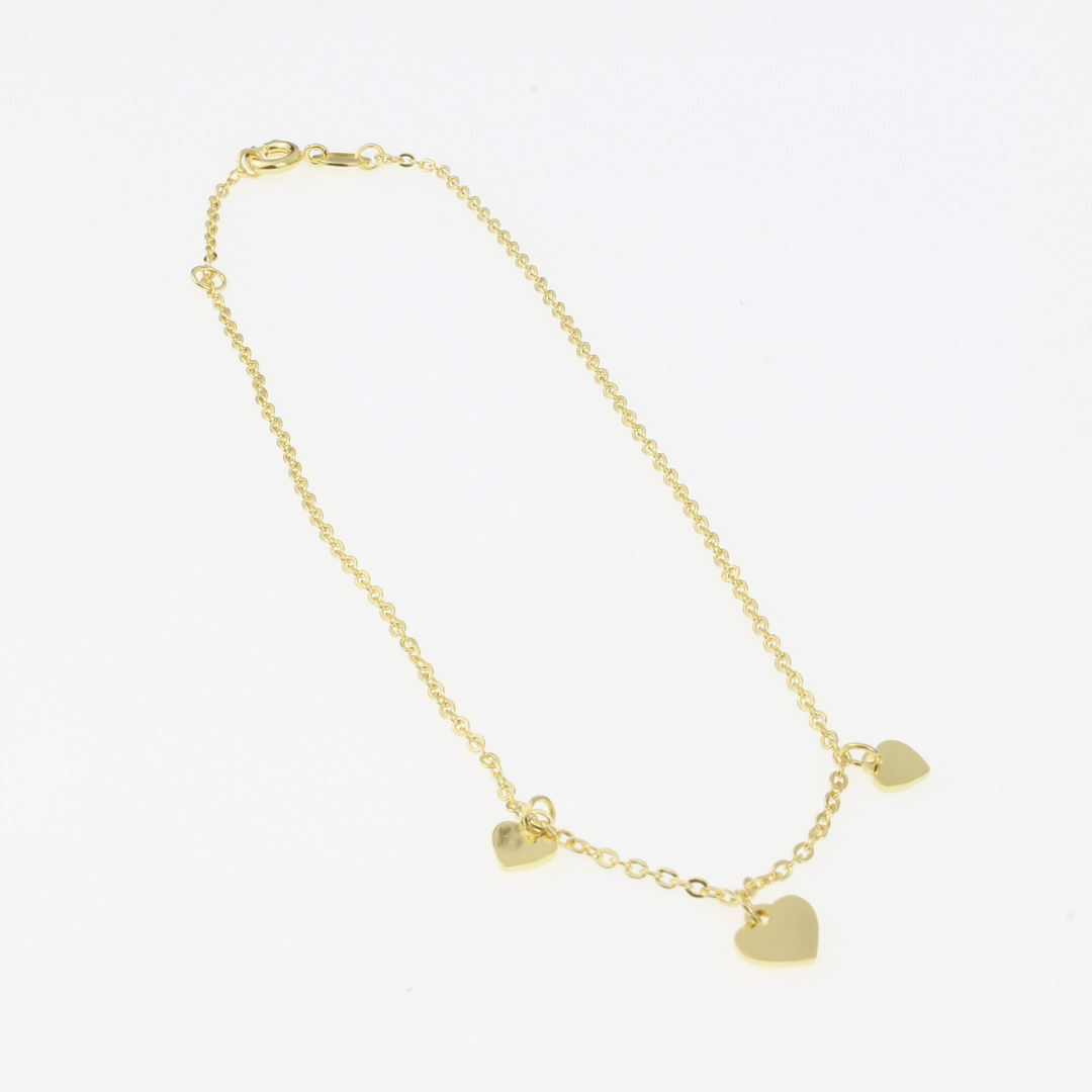32012003 Tobillera Corazones Aros Tam. 25 - Imagen 1
