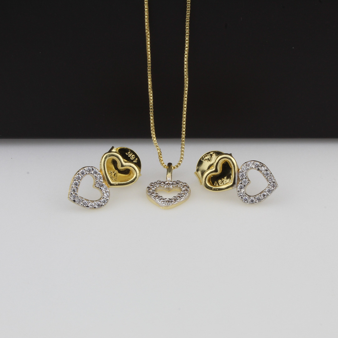 32940012 conjunto veneciana 40 cm corazon silueta - Imagen 1