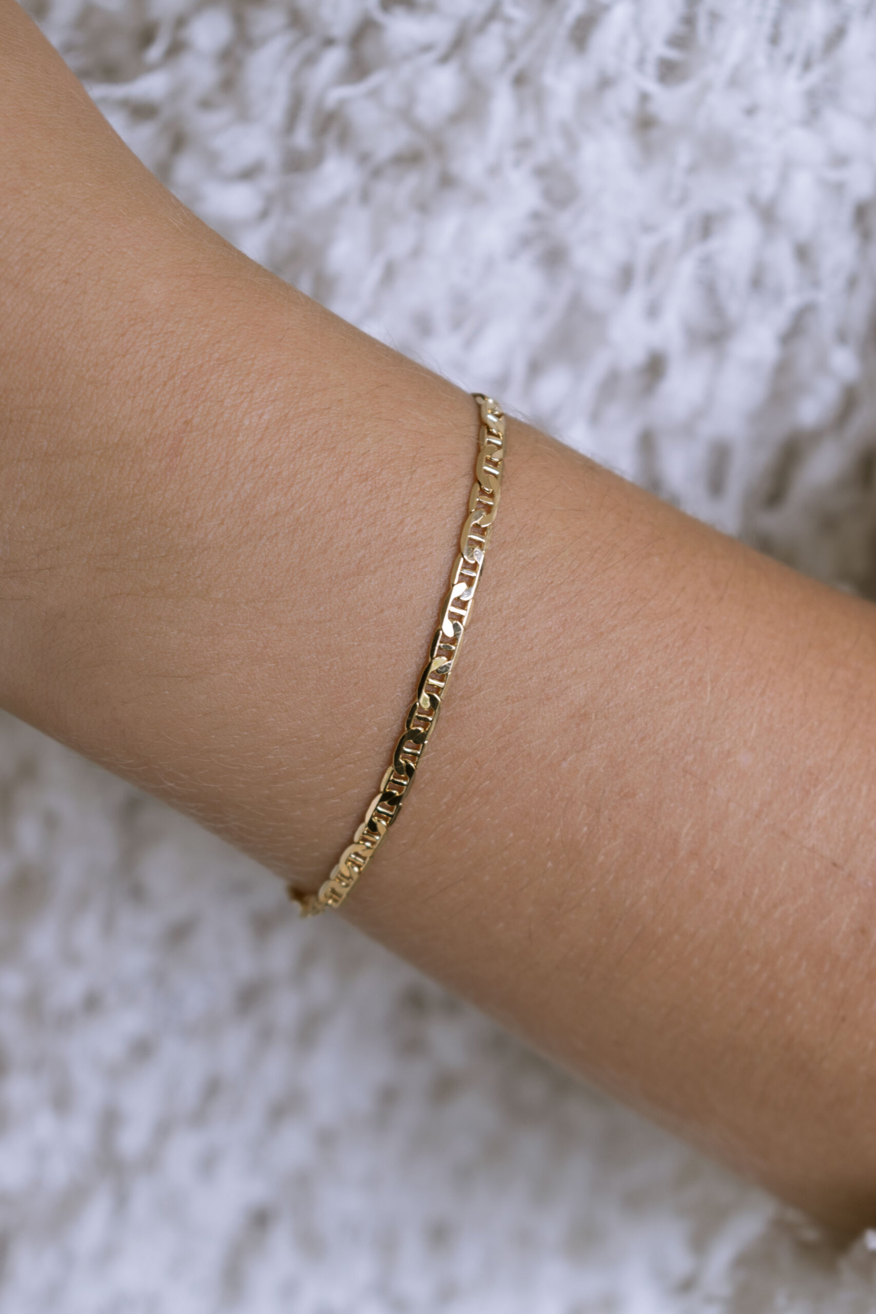 34JAFENA Pulsera escalera 2.5mm 20 cm - Imagen 1