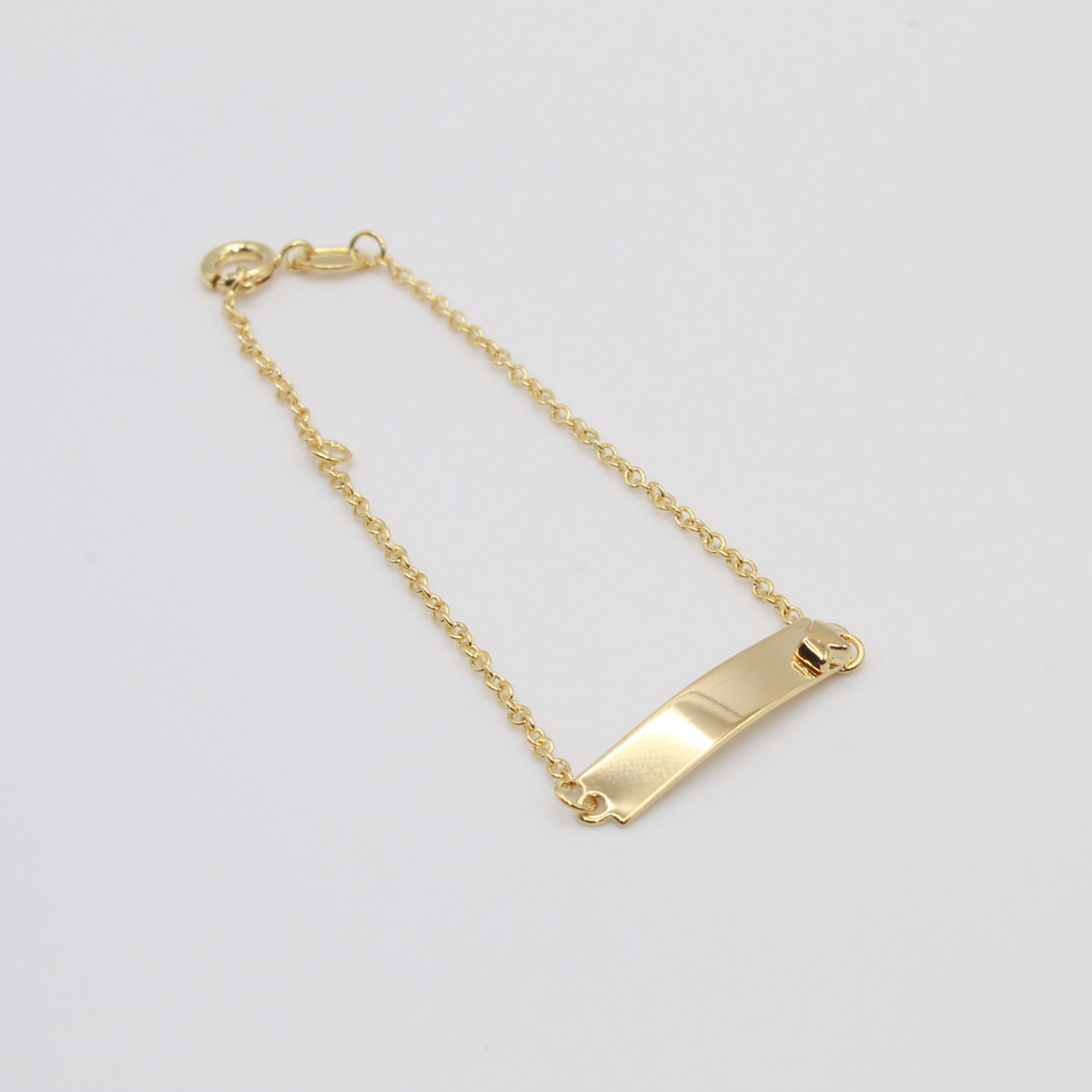 42734001 pulsera placa corona 15cm - Imagen 1