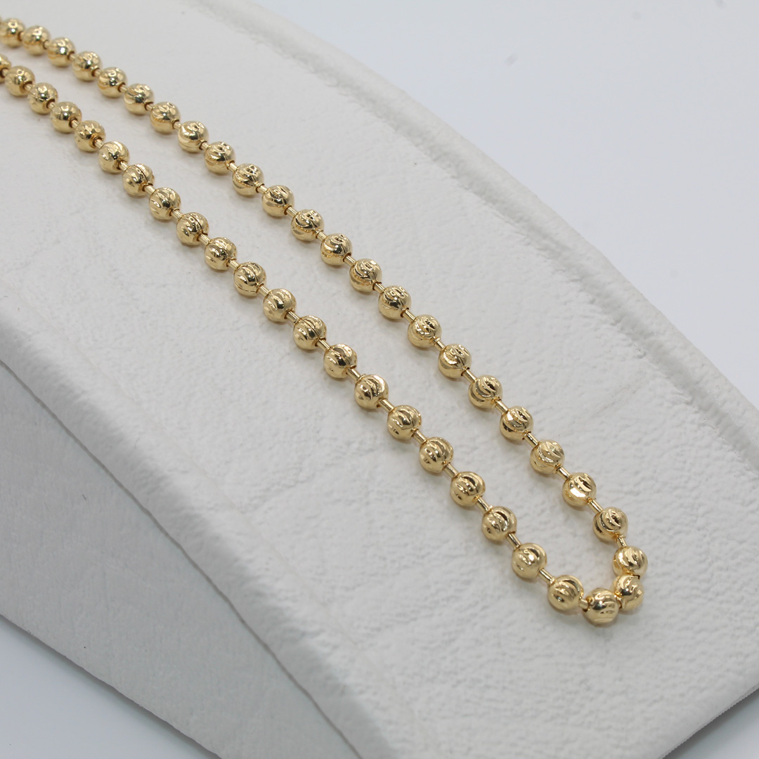 48554 CADENA MILITAR DIAMANTADA 4MM 60CM - Imagen 1