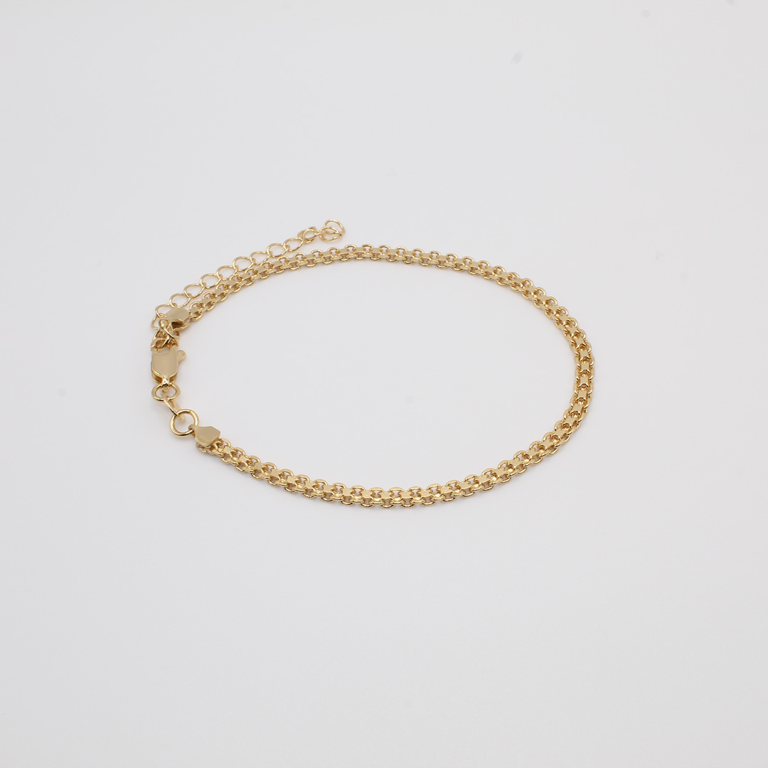 56043 PULSERA TEJIDO CHINO 3MM 22CM - Imagen 1