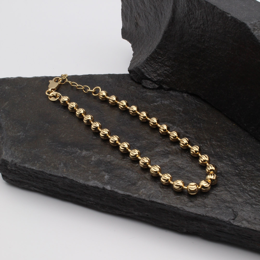 56193-1 PULSERA MILITAR DIAMANTADA 4.0 MM 18 CM EXT - Imagen 1