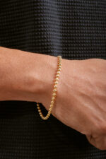 PULSERA MILITAR DIAMANTADA 3MM 19CM