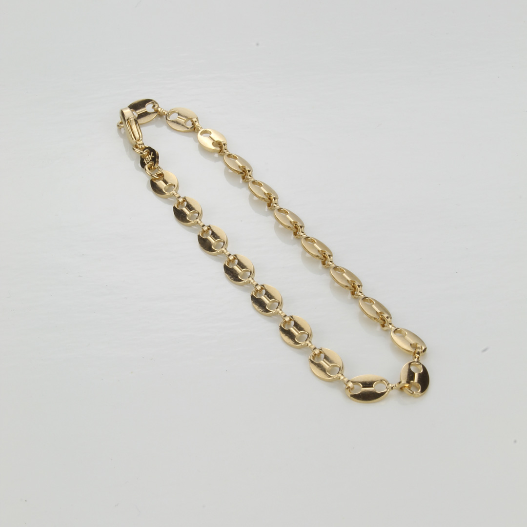 F195F Pulsera Gucci Plana 4mm 18cm - Imagen 1
