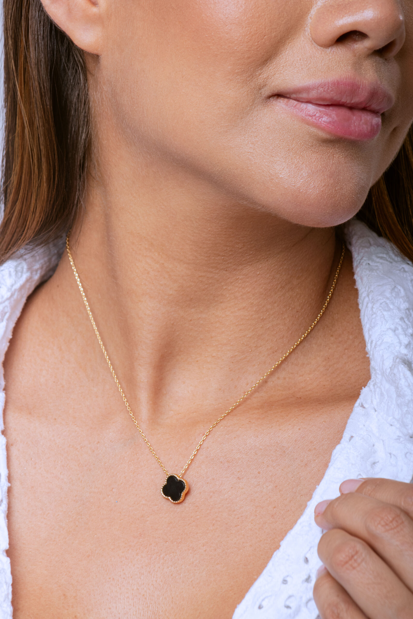 JOYAS NATY-05 (1) collar vintage negra - Imagen 1