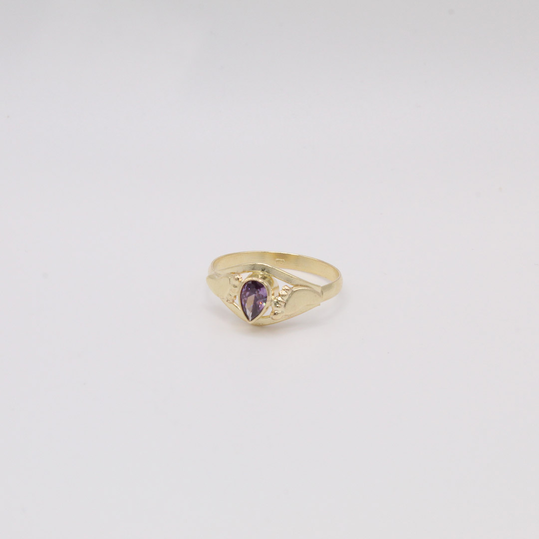 apgmt8 ANILLO PIES GOTA MORADA T8 - Imagen 1