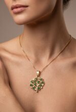 DIJE ARBOL DE LA VIDA ESMERALDA - Imagen 2