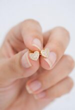 TOPO DOBLE CORAZON CIRCONES - Imagen 2